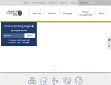 Tablet Screenshot of franklinsynergybank.com